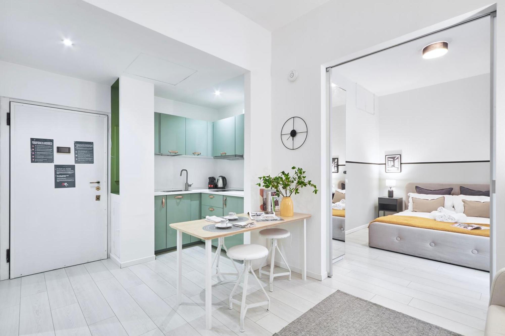 Elegante Appartamento Minimal Dai Tocchi Botanici Mailand Exterior foto